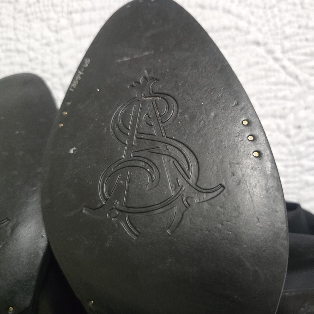 THE OFFICE OF ANGELA SCOTT Miss Button Derby In Black (size 42) - Picture 12 of 13